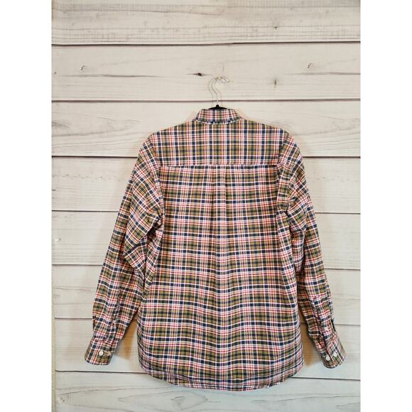 Cinch Men's Plaid Cotton Button‎ Down Long Sleeve Shirt Size M - Picture 2 of 6